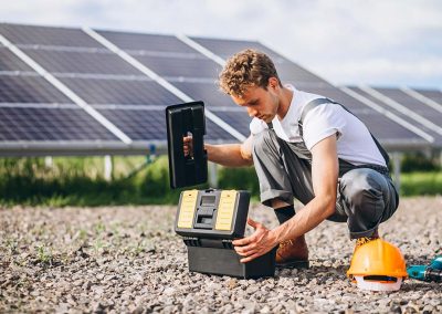 Solar Heaters On Roof Top