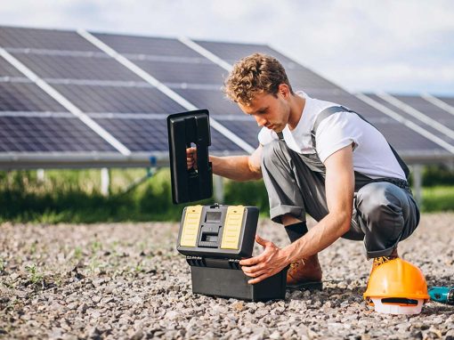 Solar Heaters On Roof Top